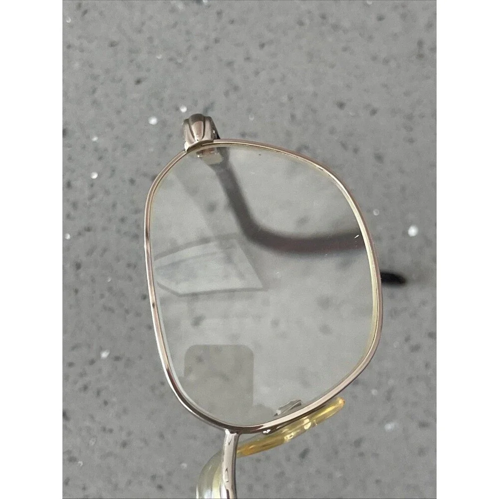 Luxottica 1529 T242 Eyeglasses Frames ONLY 50-18-135 Italy full rim gold